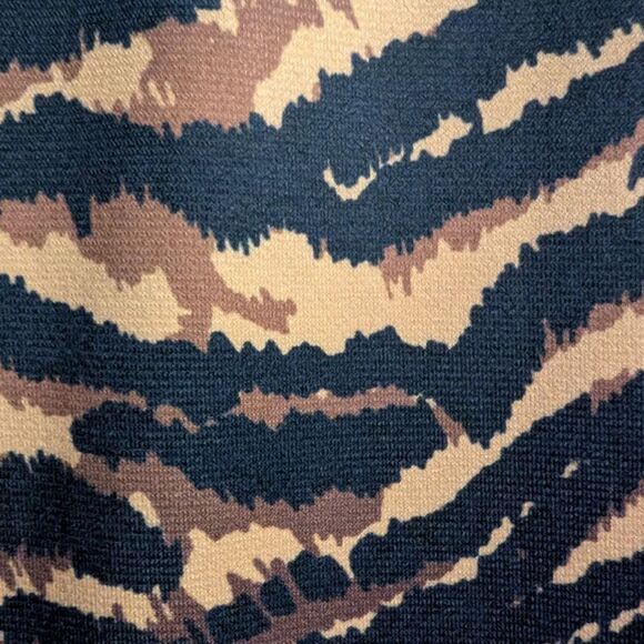 Adam Selman Animal Print Long Tiger Print Sleeveless Slit Maxi Dress Medium - Picture 9 of 11